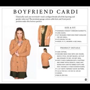 Agnes & Dora XL Boyfriend Cardigan